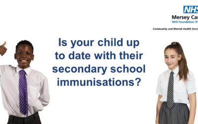Is your child up to date with their secondary school immunisations?